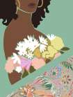 Sage Bouquet Art Print