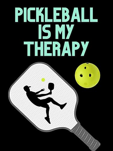 Pickleball Therapy Art Print