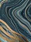 Marbled Blues Art Print