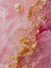 Pink Golden And Marbled Art Print