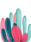 Blanco Cacti Botanical Print
