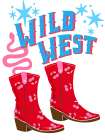 Cherry Wild West Western Print