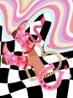 Pink Core Cowgirl Western Print