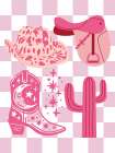 Cowgirl Iconic Art Print