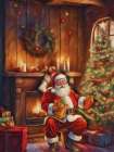 Santas Gifts Art Print