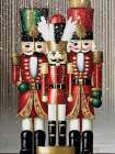 Nutcrackers In Snowfall Art Print