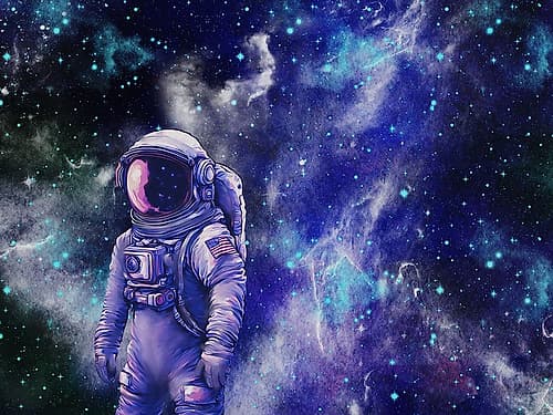 Lost In Space Astronomy and Space Print