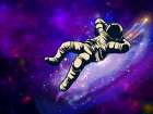 Galaxy Floating Art Print