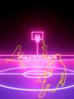 Neon Court Art Print