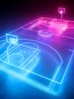 Neon Court 2 Art Print