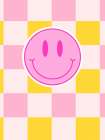 Checker Smiley Art Print