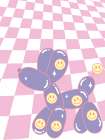 Happy Balloon Dog Art Print