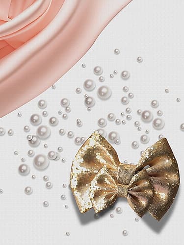 Pearls And Bows Art Print