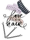 Love Is In The Hair Art Print