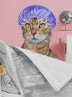 Showercap And Private Reading Art Print