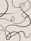 Chic Line Art Abstract Art Print