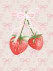 Bows And Berries Art Print