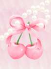 Cherry Pearls Art Print