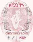 Follow Beauty Oval Art Print
