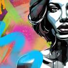 Spray Her Bright Art Print