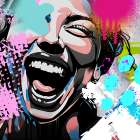 Street Laugh Art Print