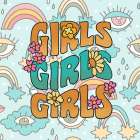 Girls Girls Girls 2 Art Print