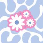Groovy Daisy 1 Art Print