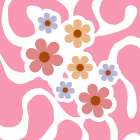 Groovy Daisy 3 Art Print