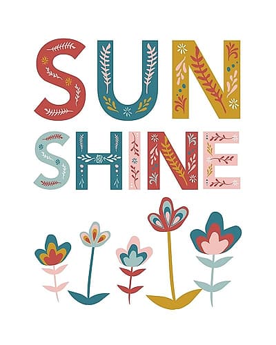 Sunshine_8x10_JenniferMcCully Kids Print