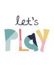 Lets Play Muted Art Print
