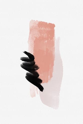 Shapes Serene 3 Abstract Art Print
