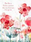 Soft Meadow Be Like A Flower Art Print