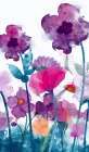 Jeweled  Wild Flowers 1 Art Print