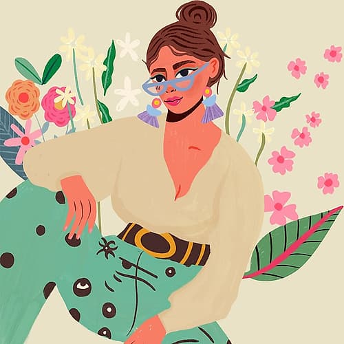 At Glance Art Print by Juliet Rose Philips