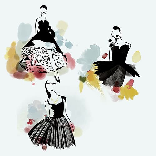 Lady Glam Fashion Print
