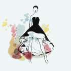 Lady Glam 3 Art Print