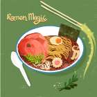 Ramen Magic 1 Art Print