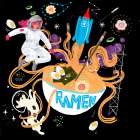 Ramen Lady Astronaut 2 V2 Art Print