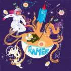 Ramen Lady Astronaut 2 Art Print