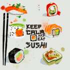 Sushi 3 V2 Art Print