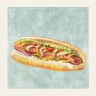 Go Hot Dog Art Print