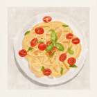 Spaghetti Al Pomodoro V2 Art Print