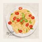 Spaghetti Al Pomodoro Art Print