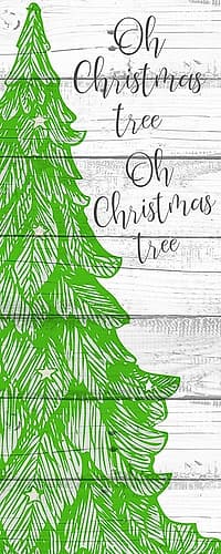 Oh Christmas Tree 2 Art Print