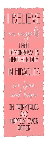 Believe B Inspirational Print
