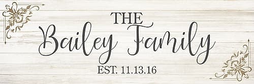 Family Name A Inspirational Print