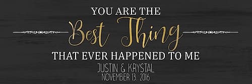 The Best Things A Inspirational Print