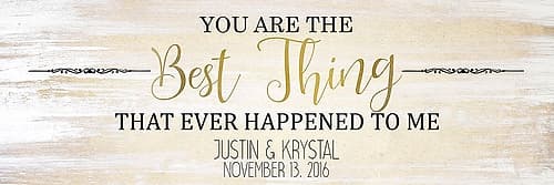 The Best Things B Inspirational Print