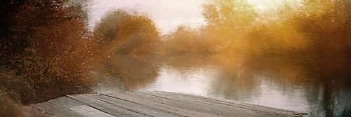 Lake View Landscape Print
