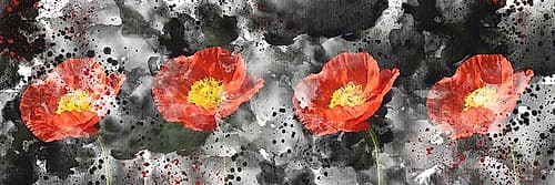 Poppy Panel Pop art reproduction